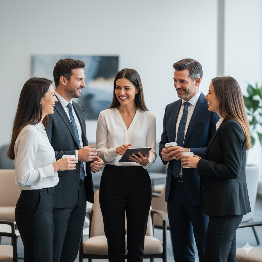 [Imagen del equipo profesional de CorpLogo]